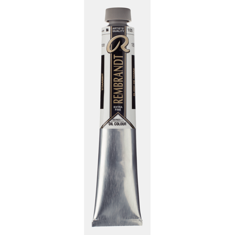 Rembrandt 105 olieverf tube 60ml - titaanwit