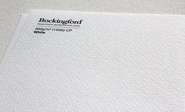 Bockingford (St. Cuthberts Mill) blok aquarelpapier (1-zijdig gelijmd)