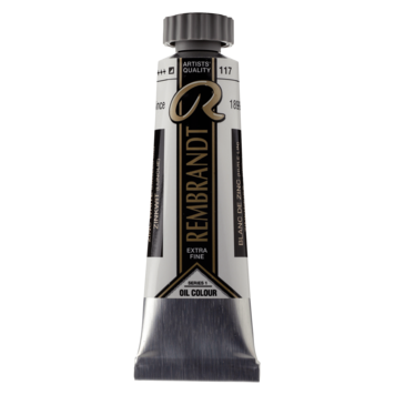 Rembrandt 117 zinkwit (lijnolie) - 15ml olieverf