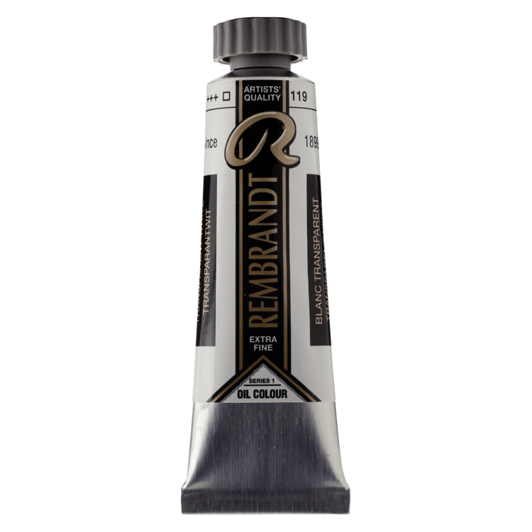 Rembrandt 119 olieverf tube 15ml - transparant wit