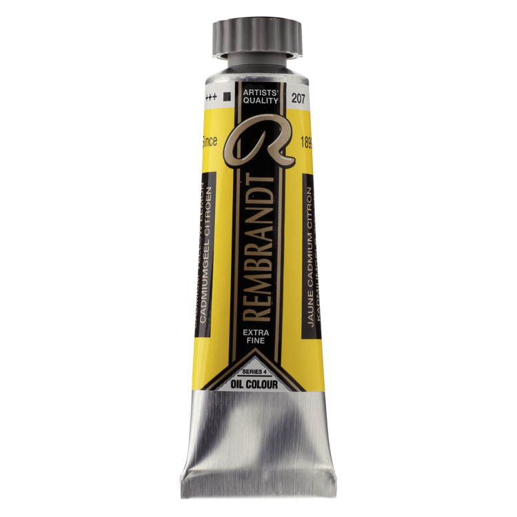 Rembrandt 207 olieverf tube 15ml - cadmium geel citroen