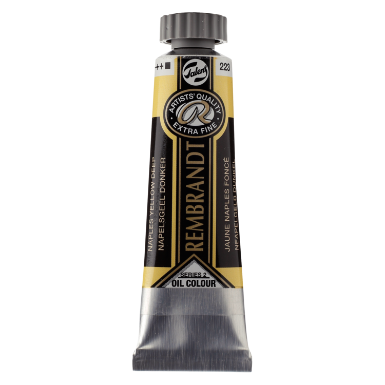 Rembrandt 223 olieverf tube 15ml - Napelsgeel donker