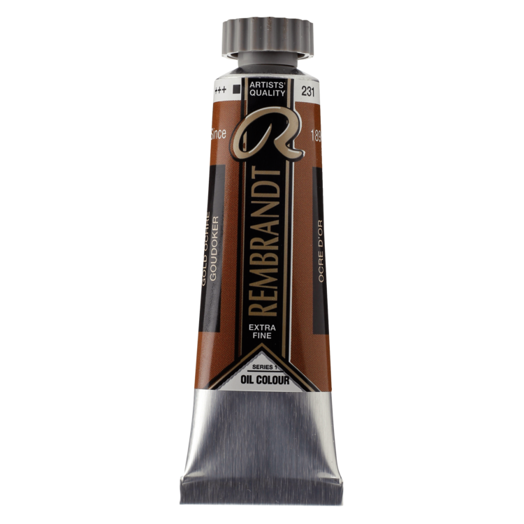Rembrandt 231 olieverf tube 15ml - goudoker