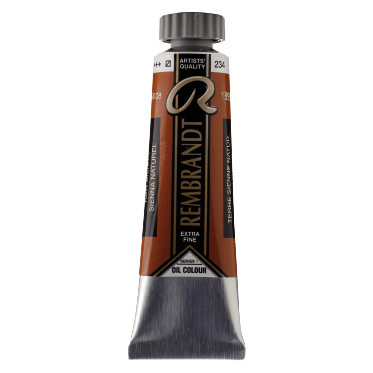 Rembrandt 234 olieverf tube 15ml - sienna naturel