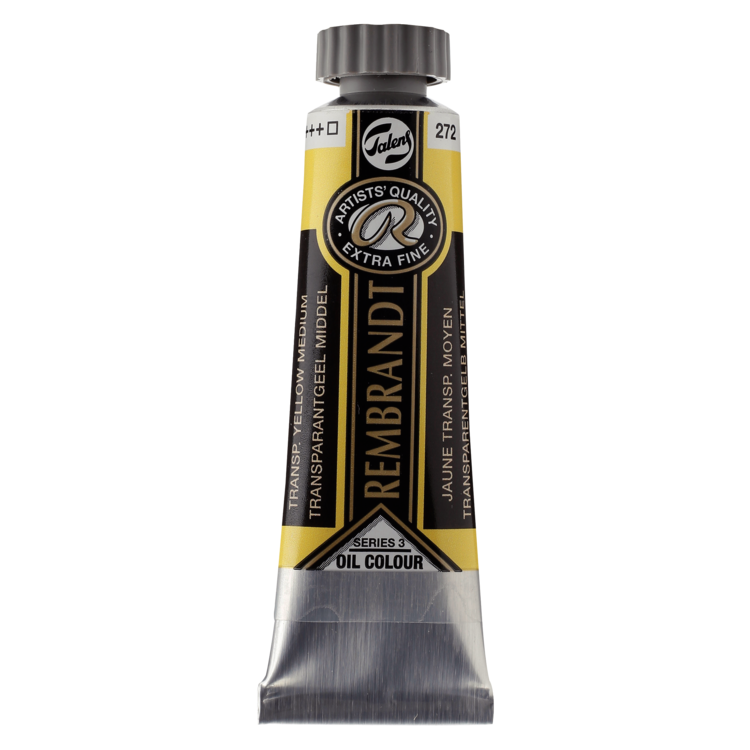 Rembrandt 272 olieverf tube 15ml - transparant geel middel