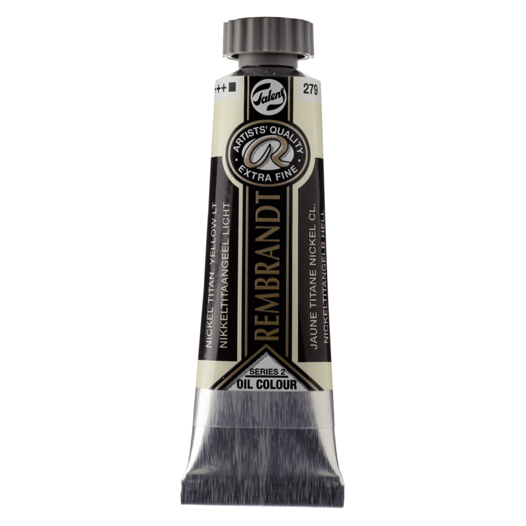 Rembrandt 279 olieverf tube 15ml - nikkel titanium geel licht