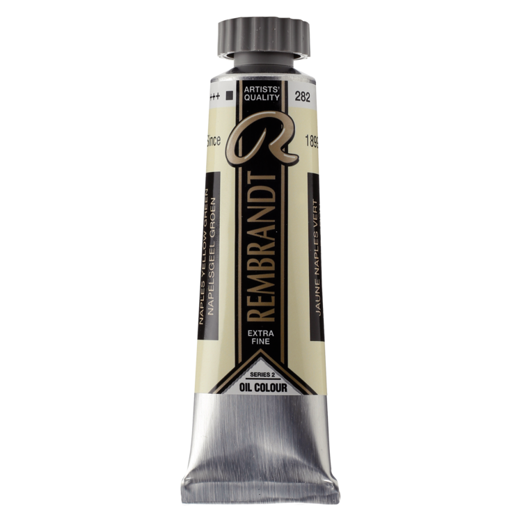 Rembrandt 282 olieverf tube 15ml - Napelsgeel groen