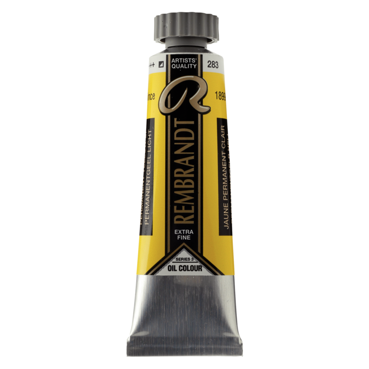 Rembrandt 283 olieverf tube 15ml - permanent geel licht