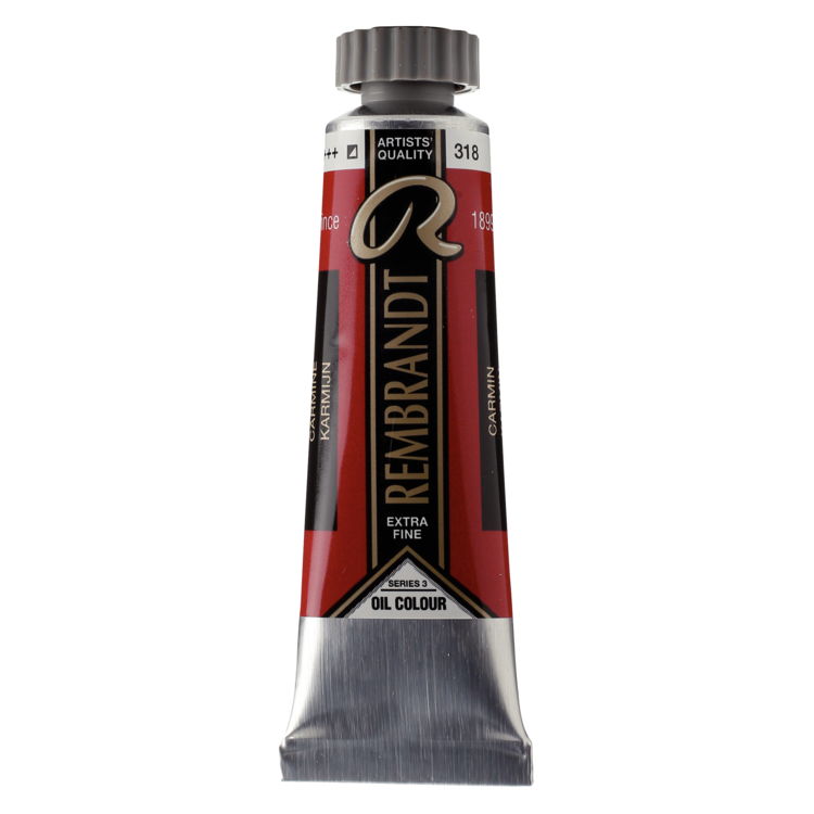 Rembrandt 318 olieverf tube 15ml - karmijn