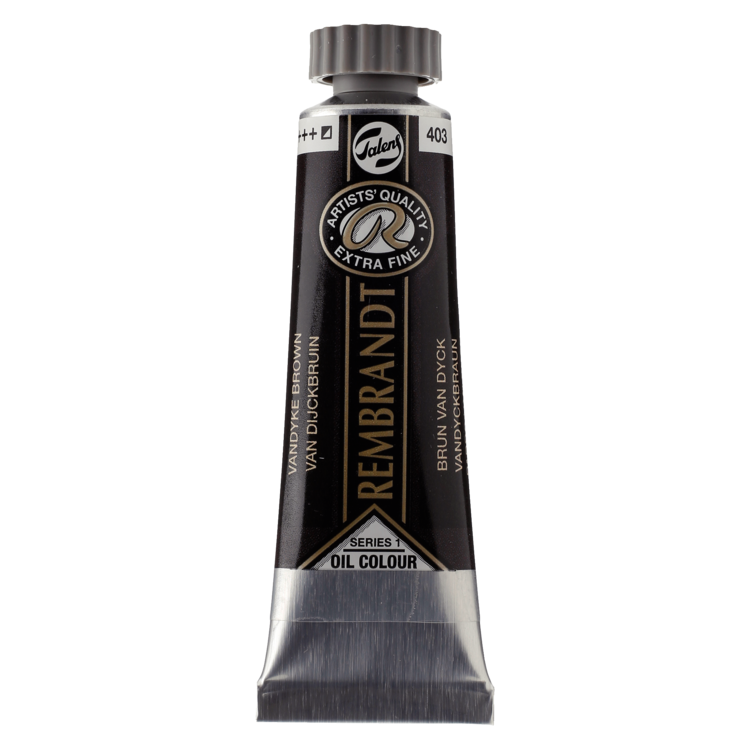 Rembrandt 403 olieverf tube 15ml - van Dijckbruin