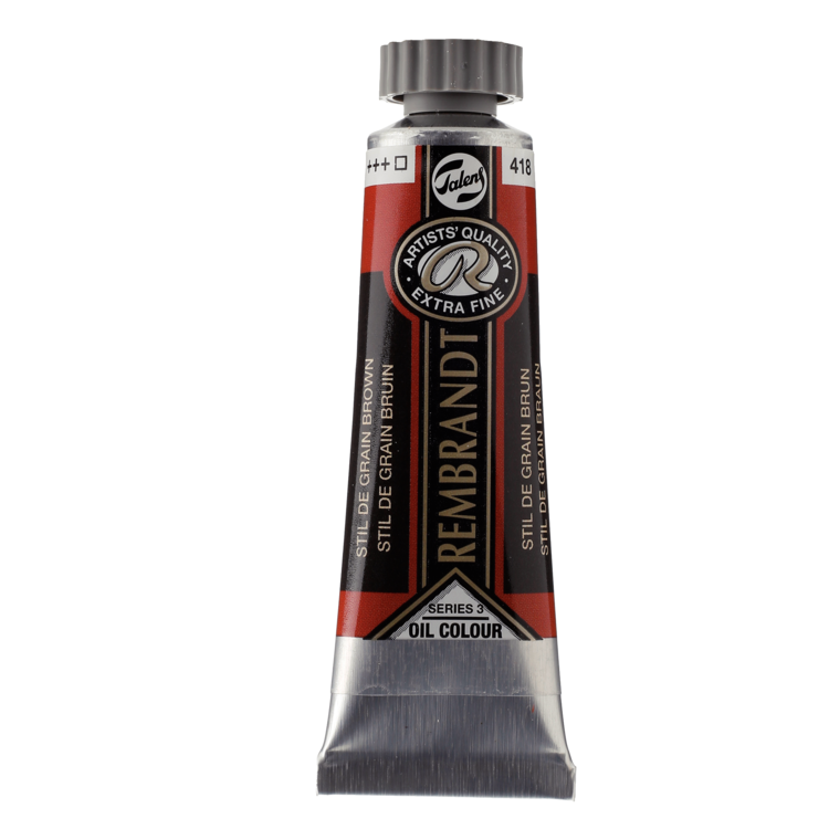 Rembrandt 418 olieverf tube 15ml - stil de grain bruin