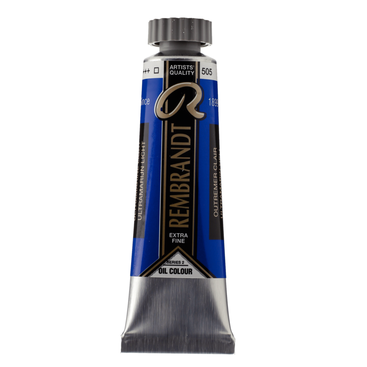 Rembrandt 505 olieverf tube 15ml - ultramarijn licht