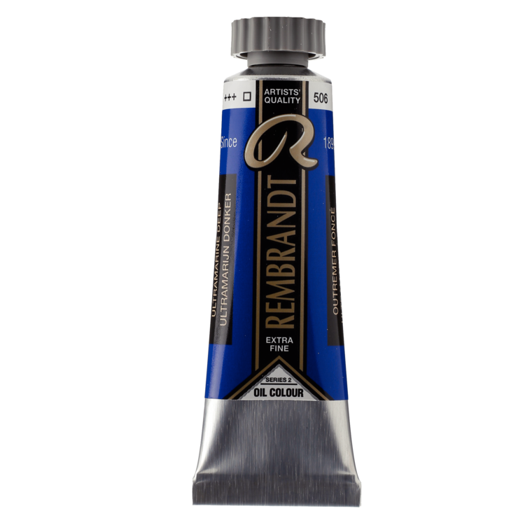 Rembrandt 506 olieverf tube 15ml - ultramarijn donker