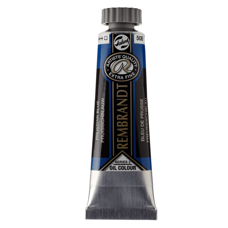 Rembrandt 508 olieverf tube 15ml - Pruisisch blauw
