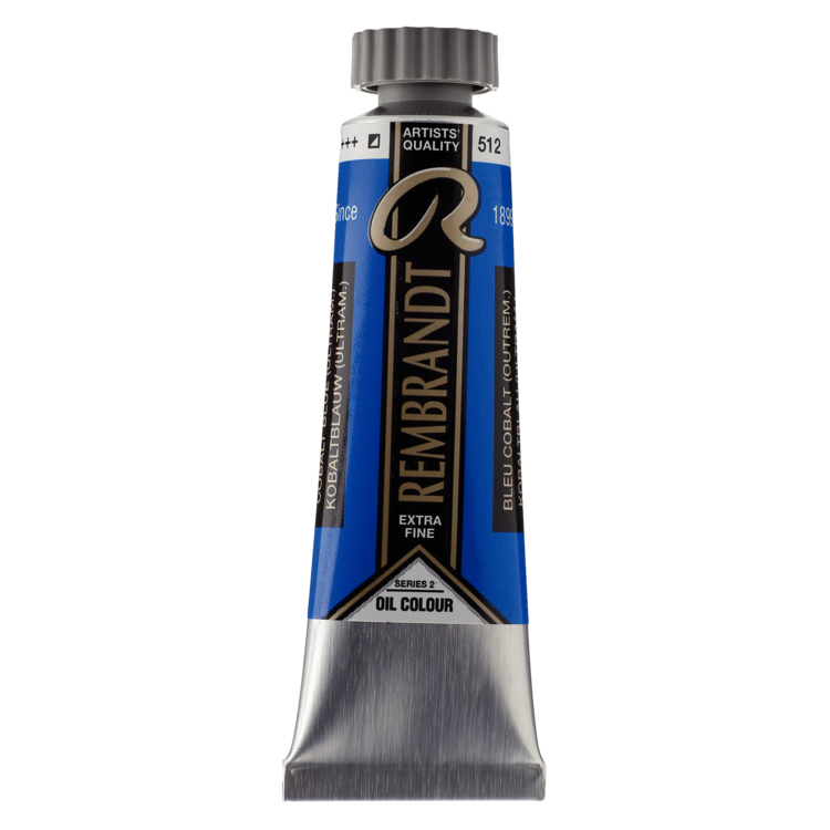 Rembrandt 512 olieverf tube 15ml - kobaltblauw ultramarijn