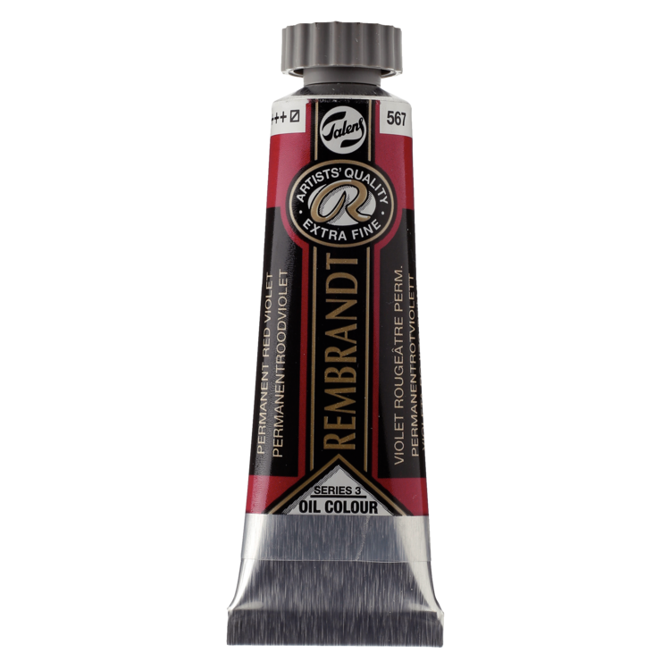 Rembrandt 567 olieverf tube 15ml - permanent roodviolet
