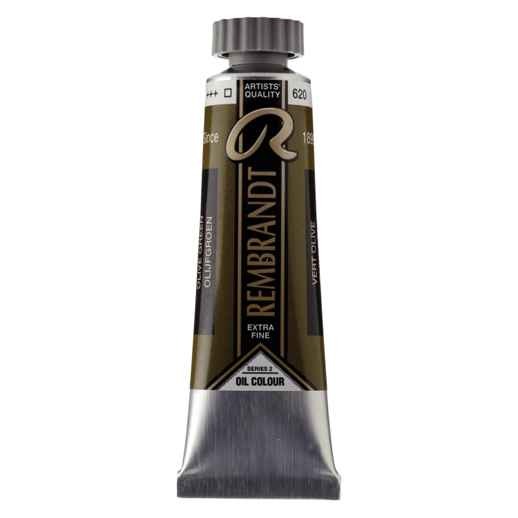 Rembrandt 620 olieverf tube 15ml - olijfgroen