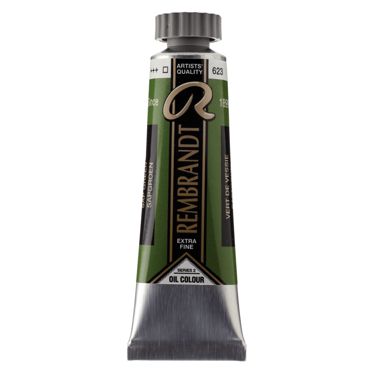 Rembrandt 623 olieverf tube 15ml - sapgroen