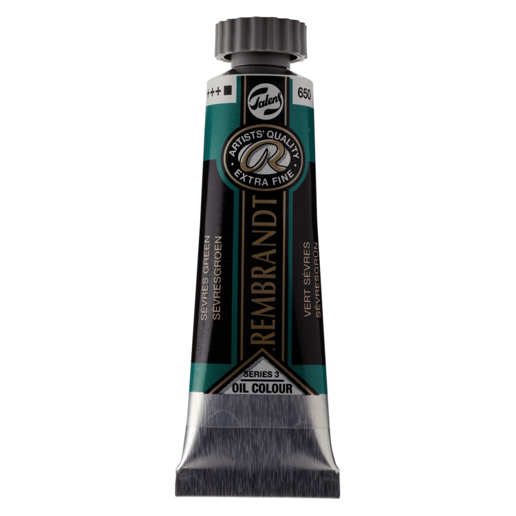 Rembrandt 650 olieverf tube 15ml - Sevresgroen