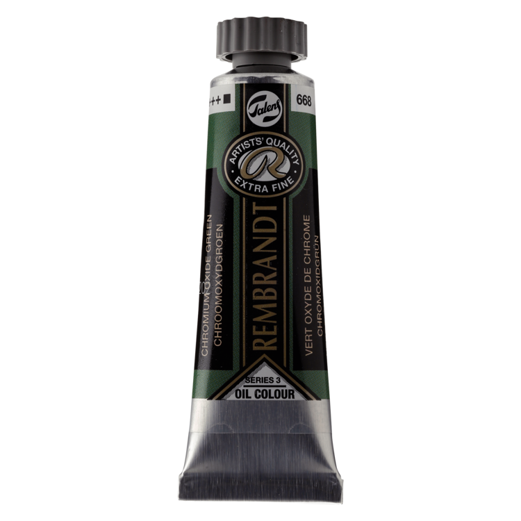 Rembrandt 668 olieverf tube 15ml - chroom oxydgroen