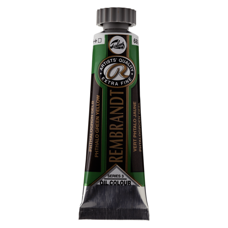 Rembrandt 681 olieverf 15ml  pht.groen geel