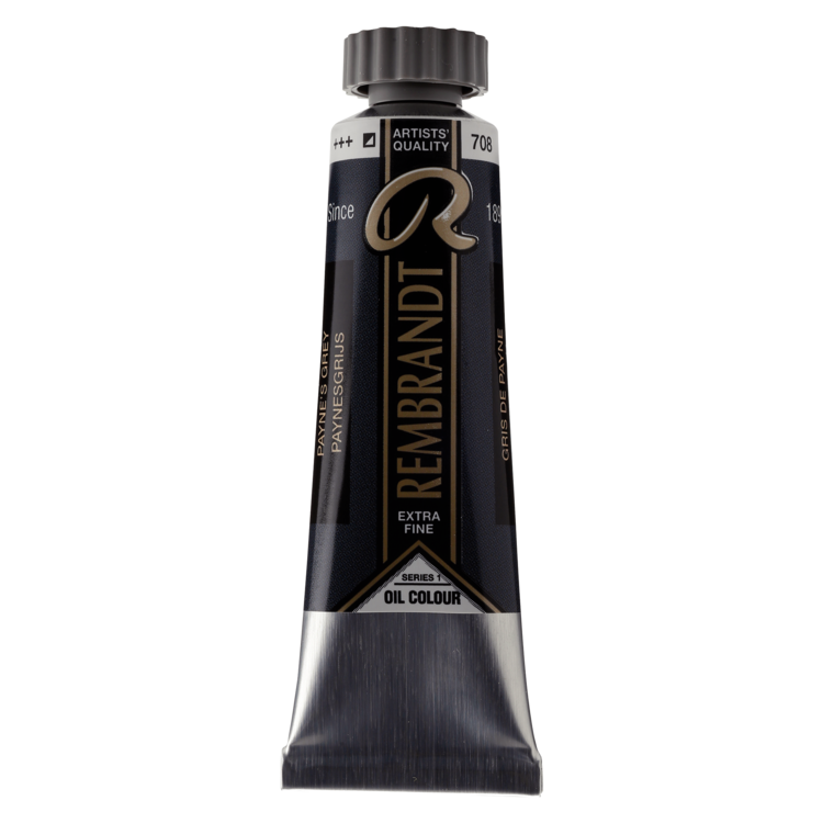 Rembrandt 708 olieverf tube 15ml -  Paynesgrijs