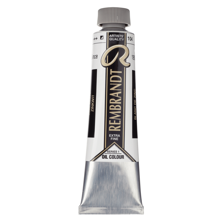 Rembrandt 104 olieverf tube 40ml - zinkwit
