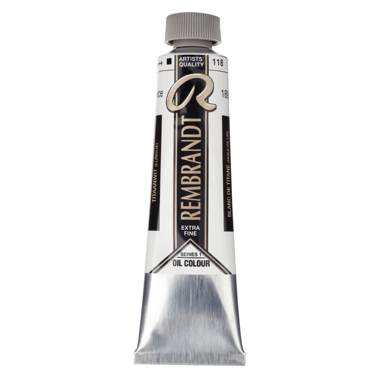 Rembrandt 118 olieverf 40ml  titaanwit