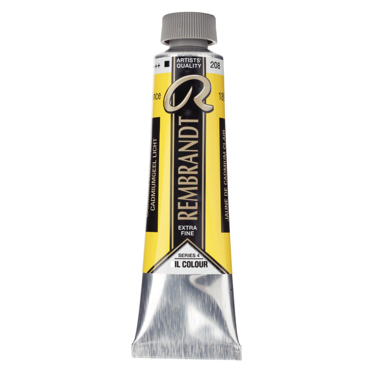Rembrandt 208 olieverf tube 40ml - cadmium geel licht