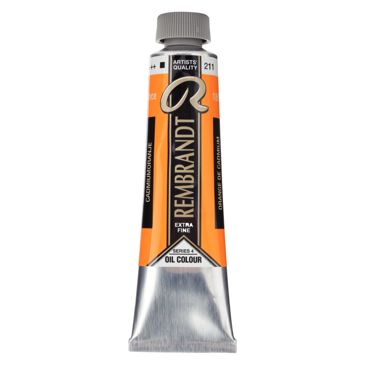 Rembrandt 211 olieverf tube 40ml - cadmium oranje
