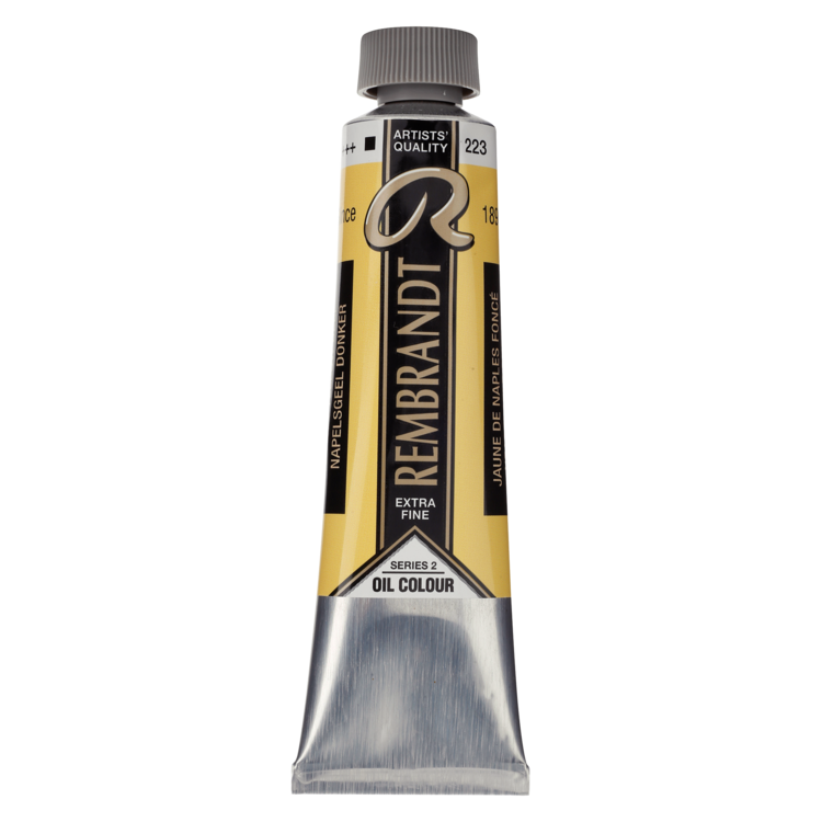 Rembrandt 223 olieverf tube 40ml - Napelsgeel donker