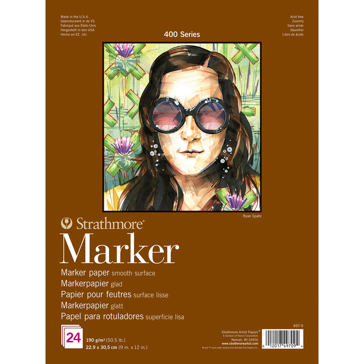 Strathmore Markerpapier blok - 23x31 cm