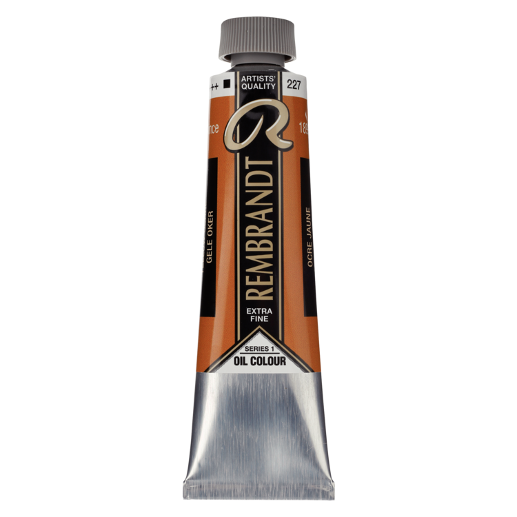 Rembrandt 227 olieverf tube 40ml - gele oker