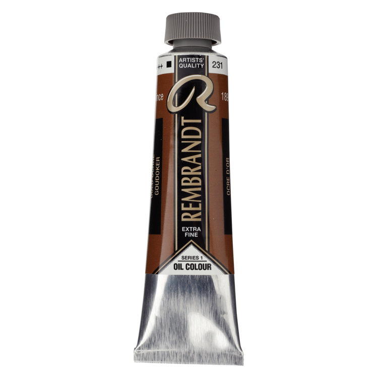 Rembrandt 231 olieverf tube 40ml - goudoker