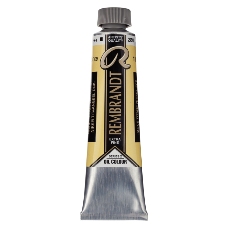 Rembrandt 280 olieverf tube 40ml - nikkeltitaniumgeel donker