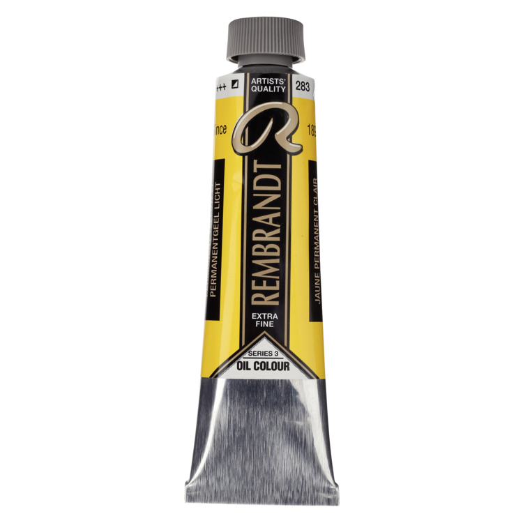 Rembrandt 283 olieverf tube 40ml - permanent geel licht