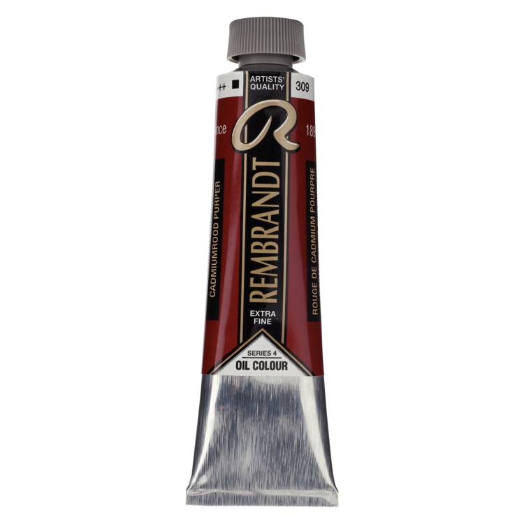 Rembrandt 309 olieverf tube 40ml - cadmium rood purper