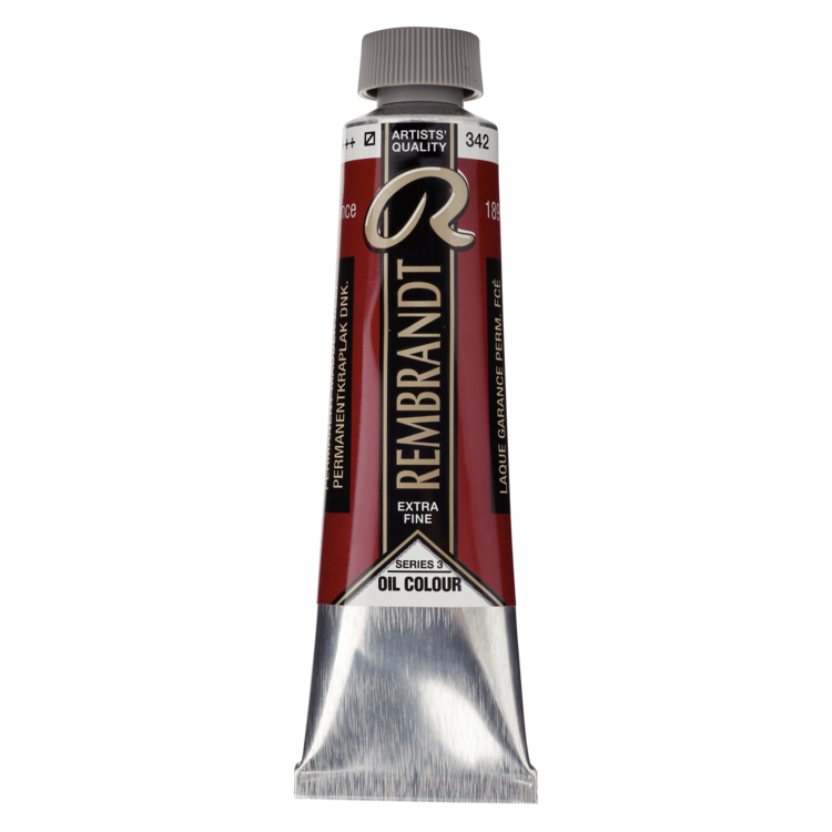 Rembrandt 342 olieverf tube 40ml - permanent kraplak donker