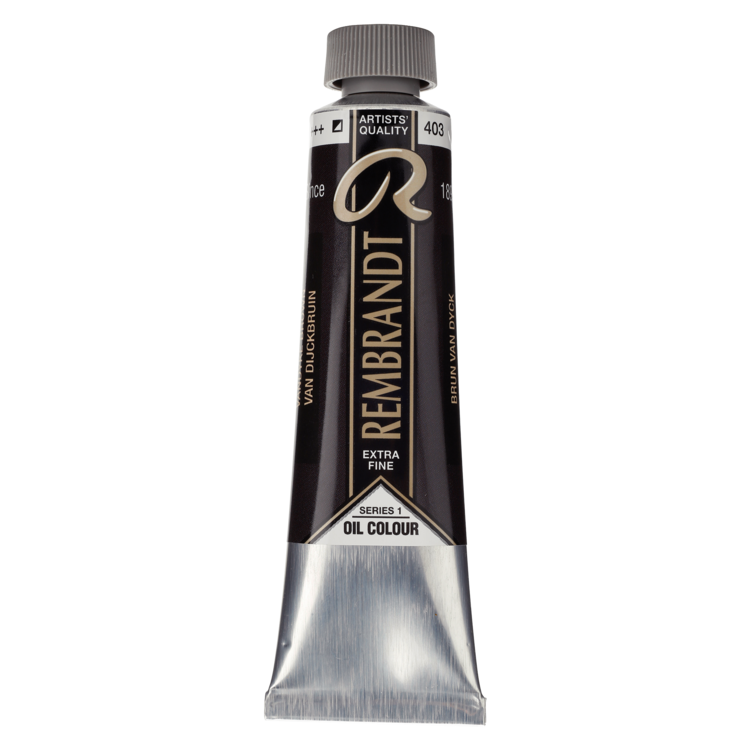 Rembrandt 403 olieverf tube 40ml - van Dijckbruin