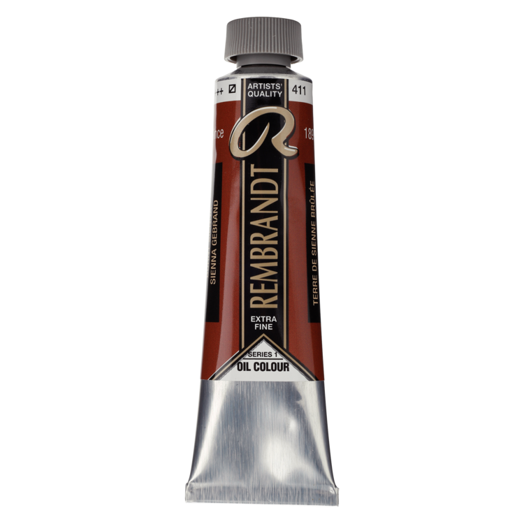 Rembrandt 411 olieverf tube 40ml - sienna gebrand