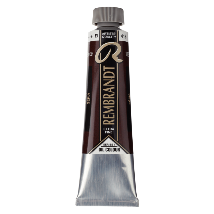 Rembrandt 416 olieverf tube 40ml - sepia