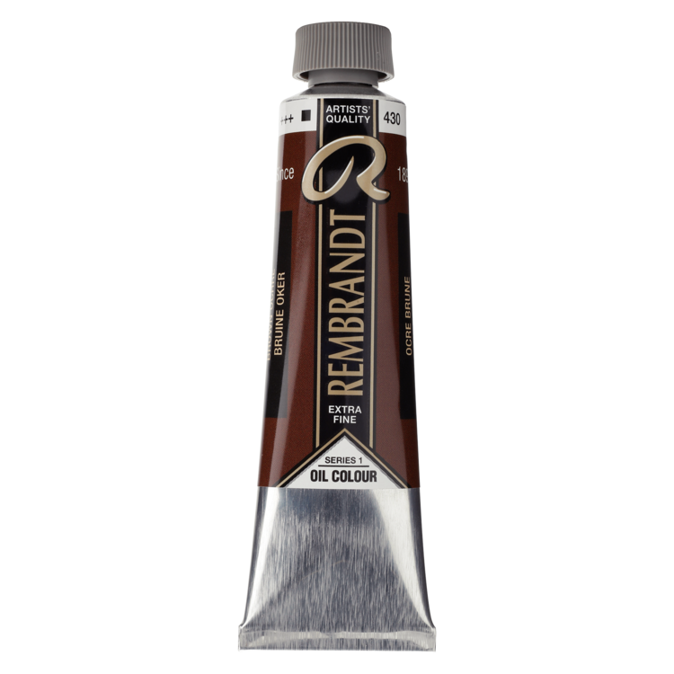 Rembrandt 430 olieverf tube 40ml - bruine oker
