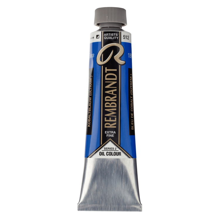 Rembrandt 512 olieverf tube 40ml - kobaltblauw ultramarijn