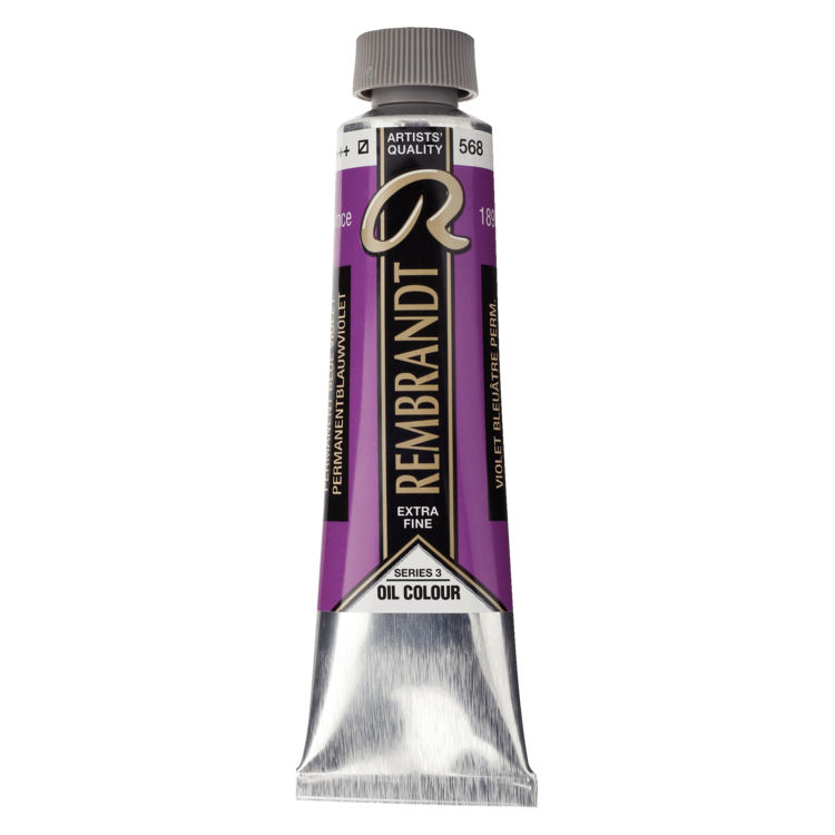 Rembrandt 568 olieverf tube 40ml - permanent blauwviolet