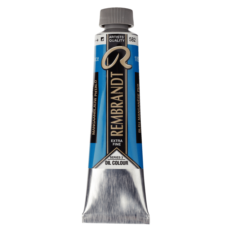 Rembrandt 582 olieverf tube 40ml - mangaanblauw