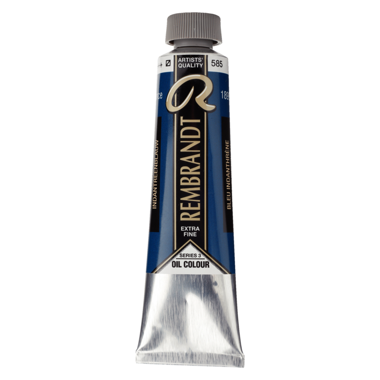 Rembrandt 585 olieverf tube 40ml - indantreenblauw