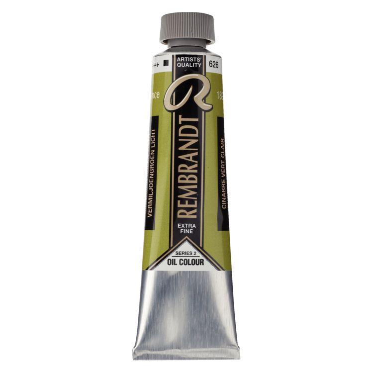 Rembrandt 626 olieverf tube 40ml - vermiljoen groen licht