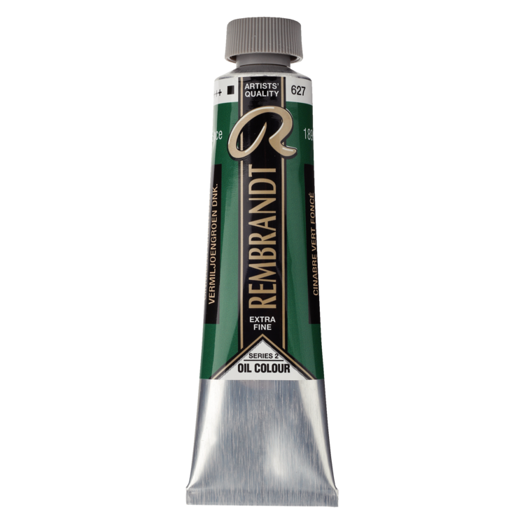 Rembrandt 627 olieverf 40ml  vermiljoengroen dnk