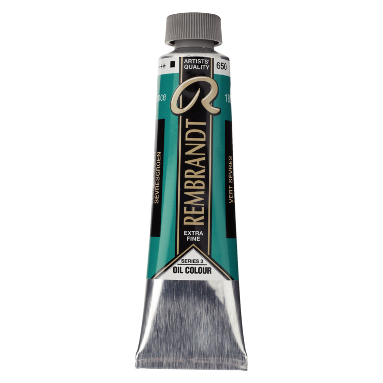 Rembrandt 650 olieverf tube 40ml - Sevresgroen