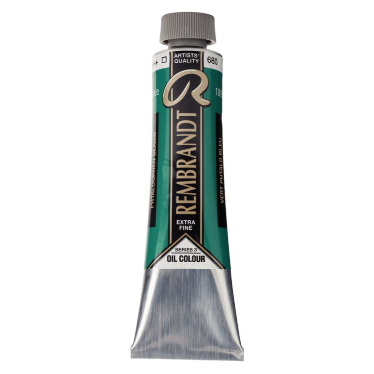 Rembrandt 680 olieverf tube 40ml - phtalo groen (bs)